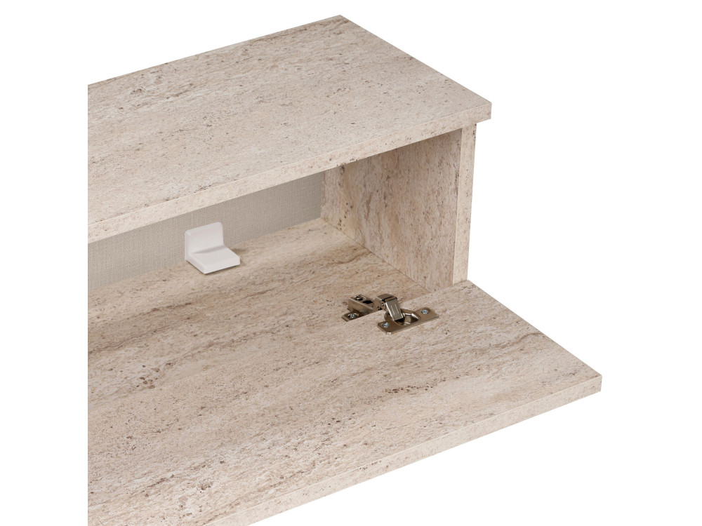 Mueble para la televisión de madera «Línea 140» - 140 x 25 x 25 cm - Travertino