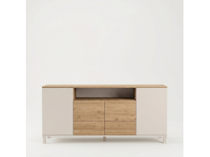 Mueble auxiliar de madera «Mood» - 180 x 44 x 82 cm - Beige