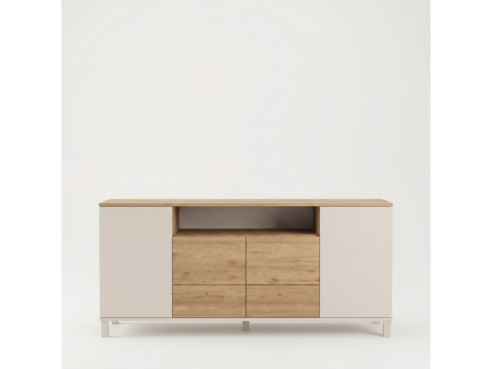 Mueble auxiliar de madera «Mood» - 180 x 44 x 82 cm - Beige
