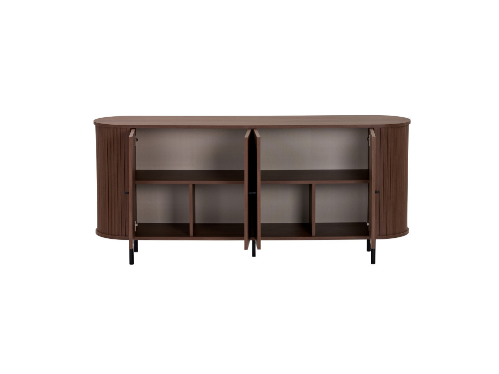 Mueble auxiliar de madera «Noble» - 180 x 40 x 80 cm - Marrón