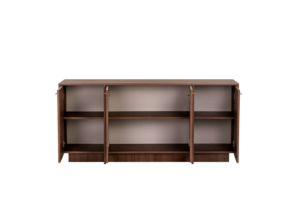Consola de madera «Varen» - 180 x 45 x 82 cm - Nogal
