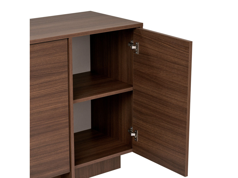 Consola de madera «Varen» - 180 x 45 x 82 cm - Nogal