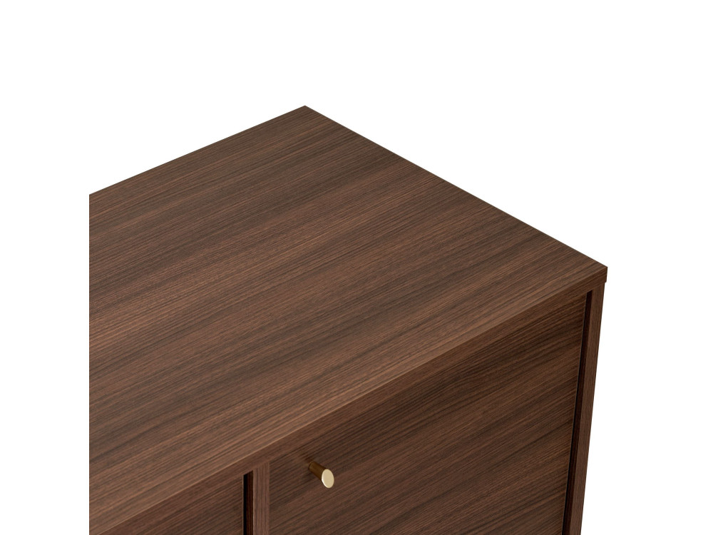 Consola de madera «Varen» - 180 x 45 x 82 cm - Nogal