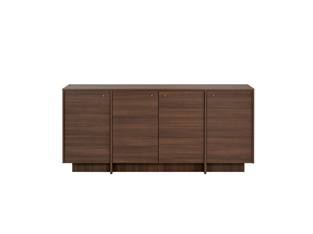 Consola de madera «Varen» - 180 x 45 x 82 cm - Nogal