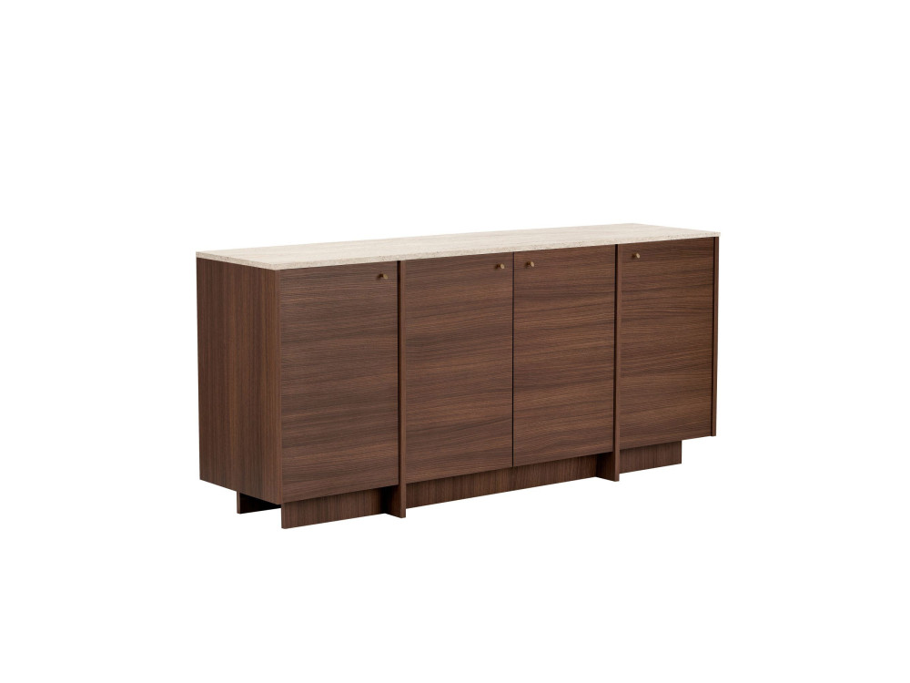 Consola de madera «Varen» - 180 x 45 x 82 cm - Marrón