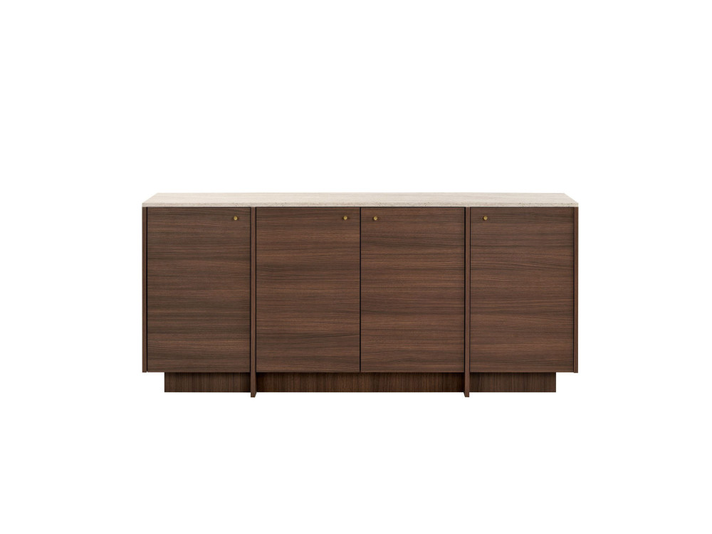 Consola de madera «Varen» - 180 x 45 x 82 cm - Marrón