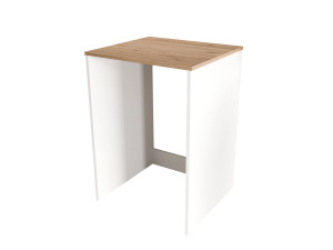 Mueble para lavadora de madera «Nord» - 66 x 60 x 92 cm - Blanco