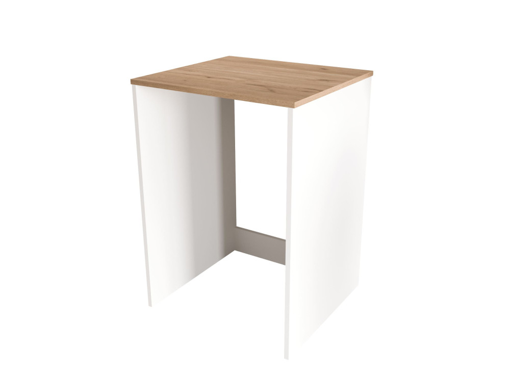 Mueble para lavadora de madera «Nord» - 66 x 60 x 92 cm - Blanco
