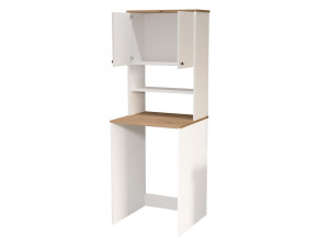 Mueble para lavadora de madera «Nord» - 66 x 60 x 183 cm - Blanco