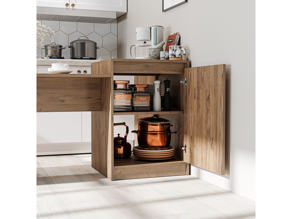 Mesa de cocina de madera «2785» - 160 x 60 x 85 cm - Pino del Atlántico