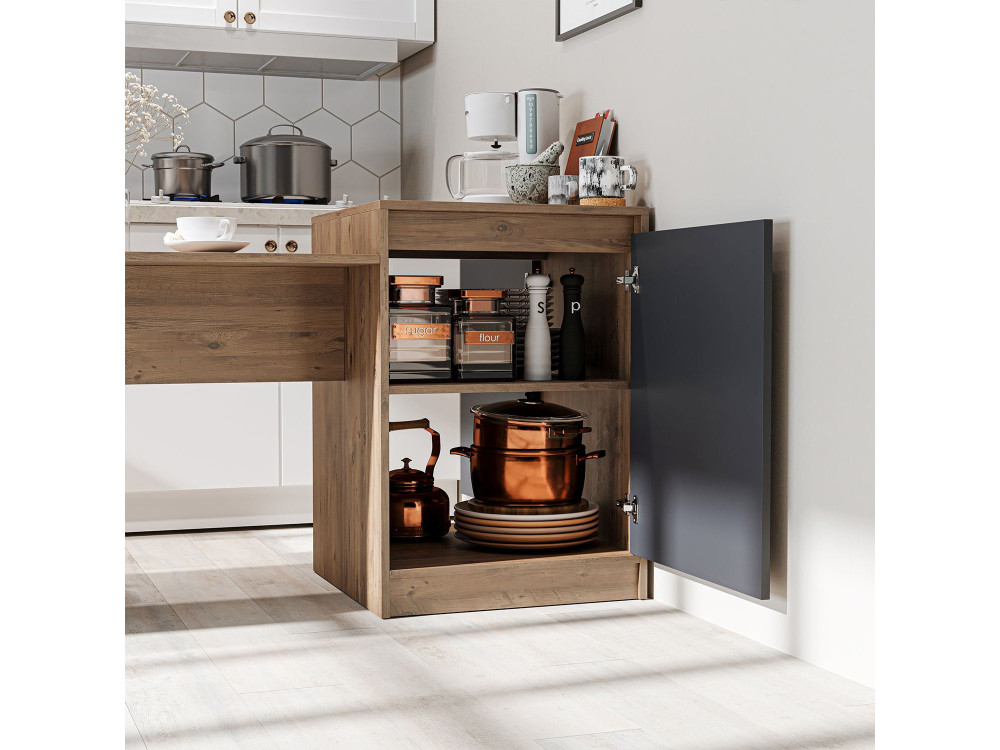 Mesa de cocina de madera «2787» - 160 x 60 x 85 cm - Pino del Atlántico