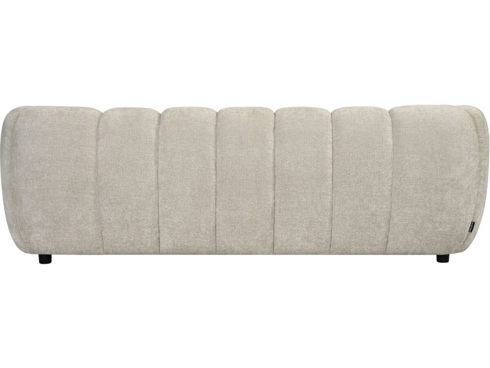 Sofá recto estilo «bubble» en tejido «Malakoff» - 3 plazas - Beige