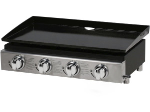 Plancha "Presto 4" - 4 quemadores -  9.7kW - Gris