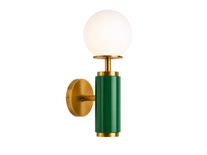Aplique de pared de metal «Moira» - 15 x 17 x 37 cm - Verde
