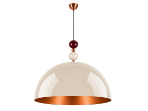 Lámpara colgante de metal «Bubble» - 60 x 60 cm - Beige