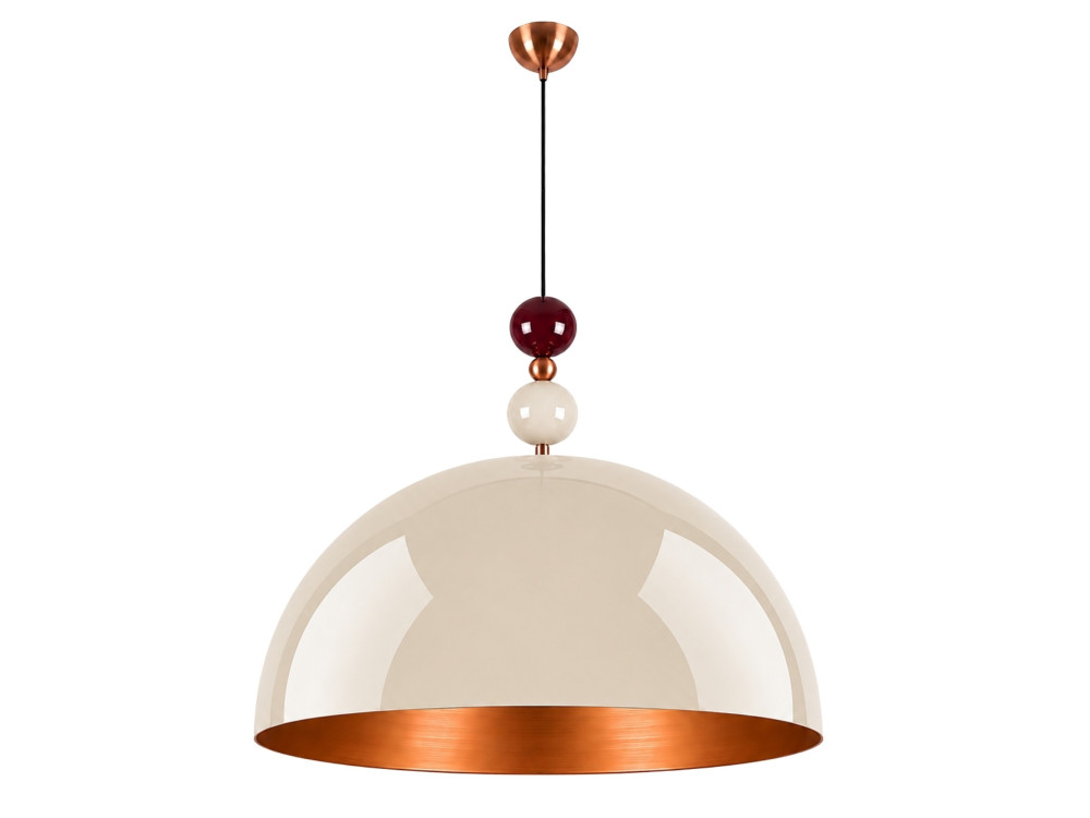 Lámpara colgante de metal «Bubble» - 60 x 60 cm - Beige