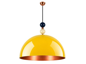 Lámpara colgante de metal «Bubble» - 60 x 60 cm - Amarillo