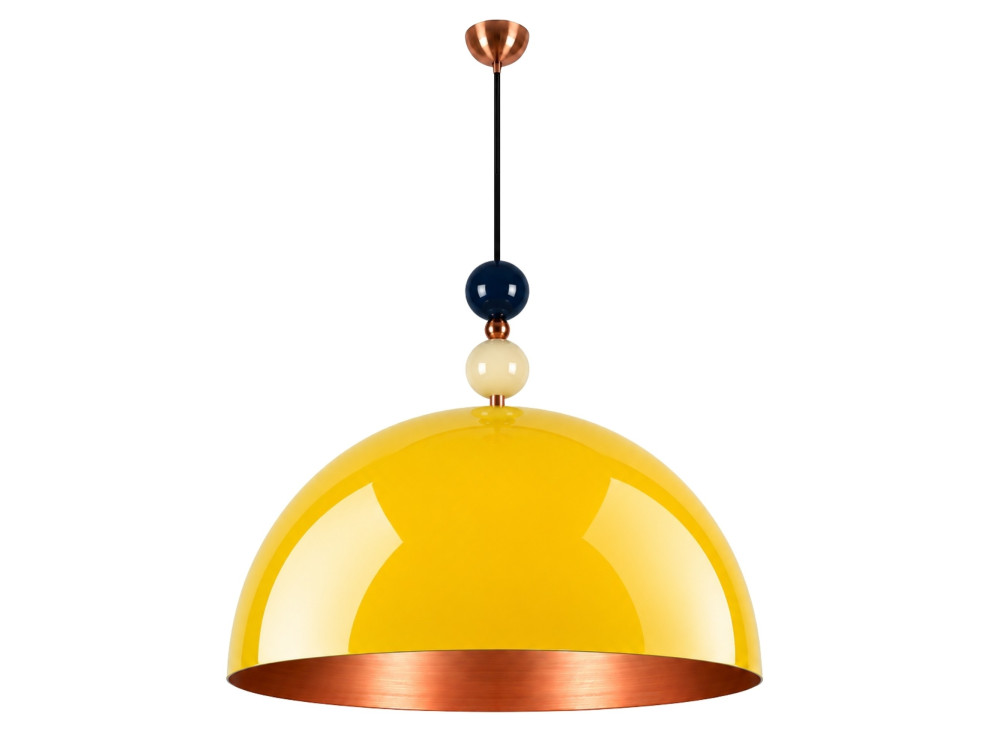 Lámpara colgante de metal «Bubble» - 60 x 60 cm - Amarillo