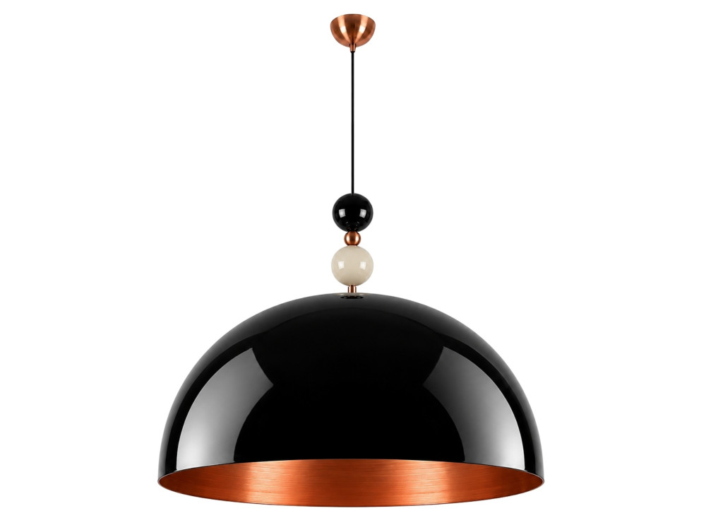 Lámpara colgante de metal «Bubble» - 60 x 60 cm - Negro