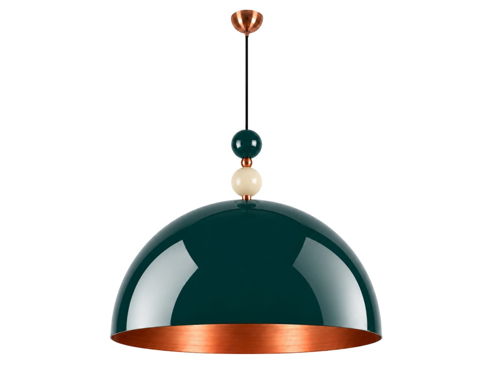 Lámpara colgante de metal «Bubble» - 60 x 60 cm - Verde oscuro