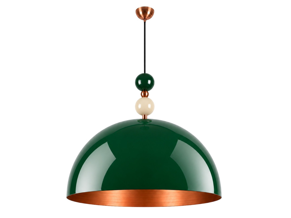 Lámpara colgante de metal «Bubble» - 60 x 60 cm - Verde oscuro