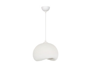 Lámpara colgante de metal «Yontu» - 34 x 29 x 120 cm - Blanco