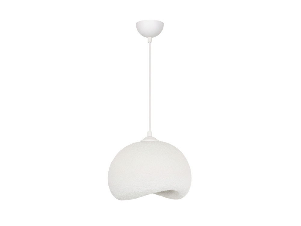 Lámpara colgante de metal «Yontu» - 34 x 29 x 120 cm - Blanco