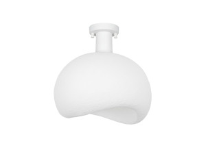 Lámpara de techo de metal «Yontu» - 34 x 29 x 33 cm - Blanco
