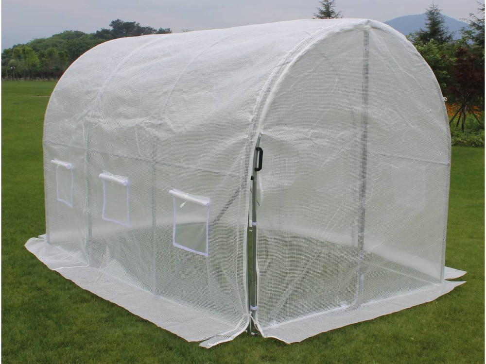 Invernadero con puerta batiente Mimosa -  180 g/m² - 6m² - 3 x 2 x 2 m