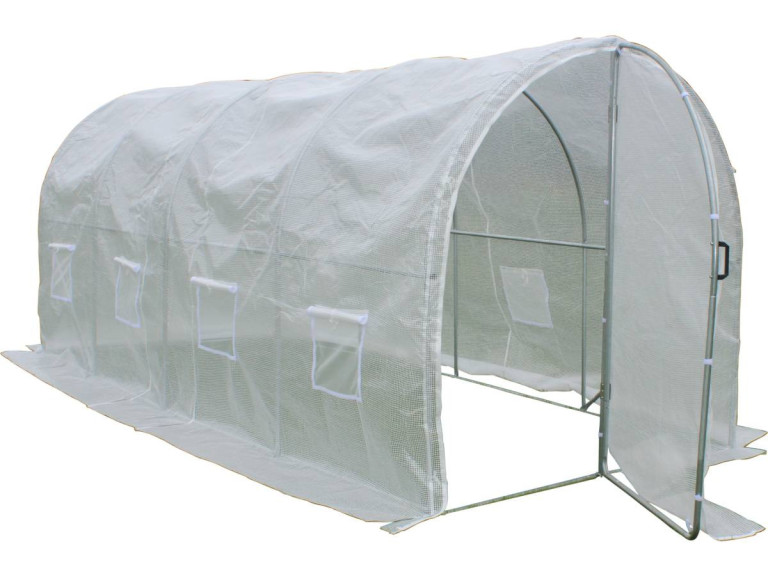 Invernadero con puerta batiente Mimosa - 180 g/m² - 9m² - 4.5 x 2 x 2 m