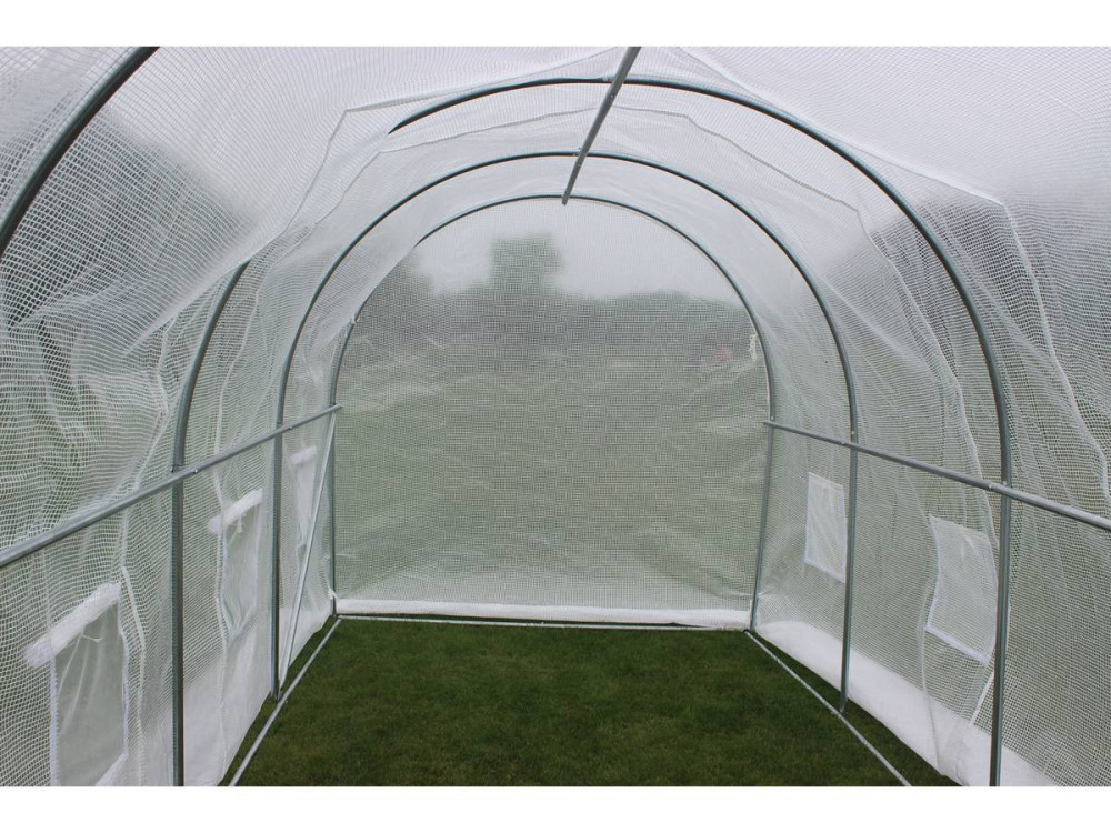 Invernadero con puerta batiente Mimosa - 180 g/m² - 9m² - 4.5 x 2 x 2 m