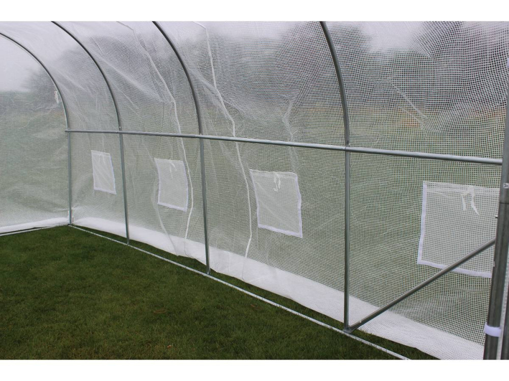 Invernadero con puerta batiente Mimosa - 180 g/m² - 9m² - 4.5 x 2 x 2 m
