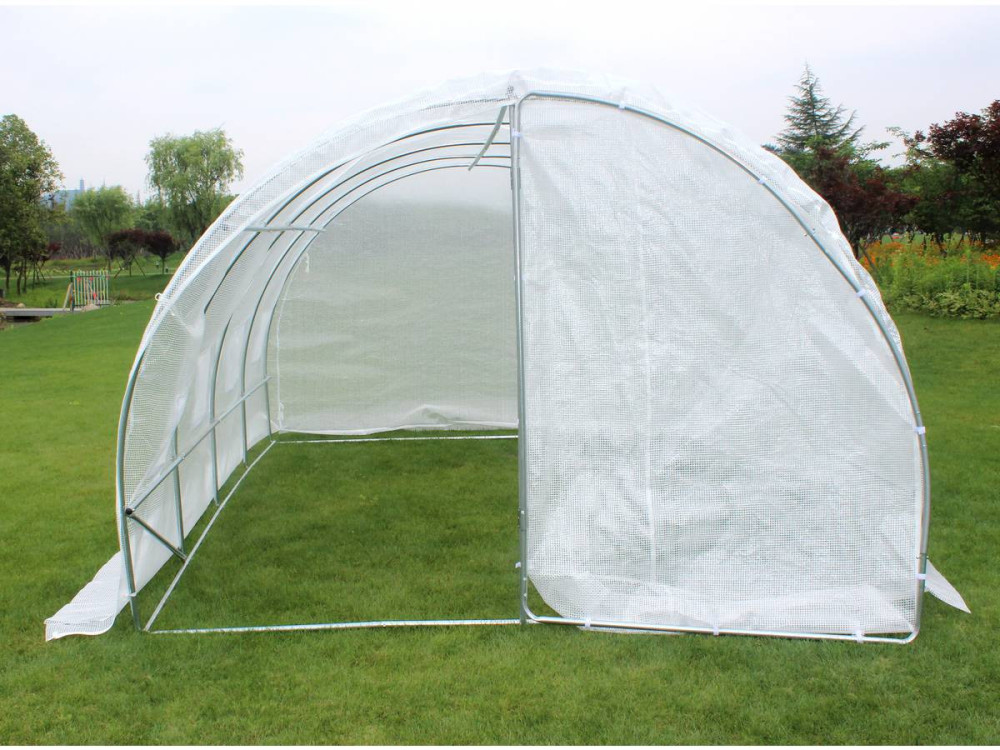 Invernadero con puerta batiente Mimosa- 180 g/m² - 12m² - 4 x 3 x 2 m