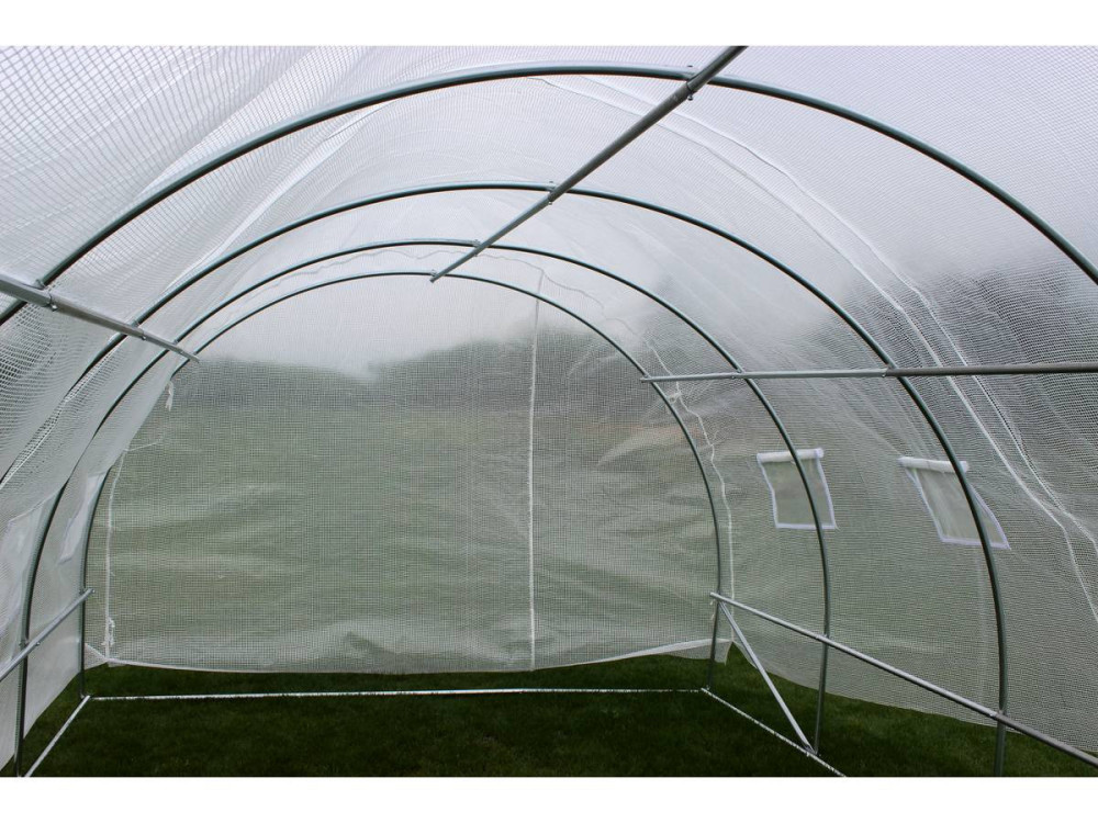Invernadero con puerta batiente Mimosa- 180 g/m² - 12m² - 4 x 3 x 2 m