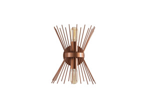 Aplique de pared de metal «GMN-000010» - 23 x 16 cm - Cobre