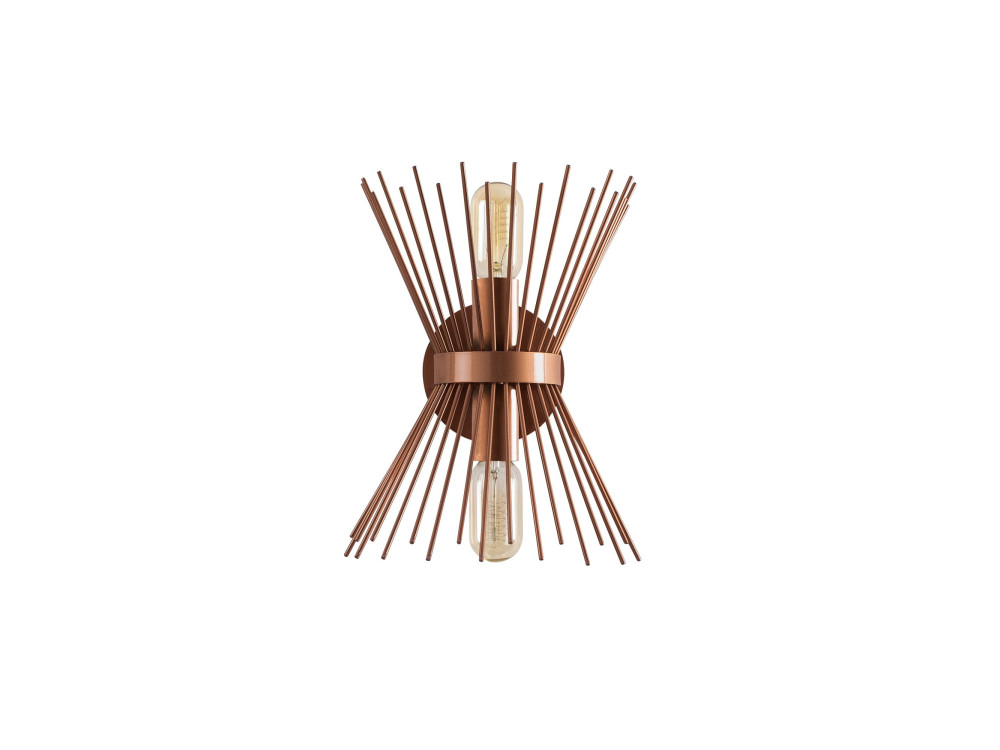 Aplique de pared de metal «GMN-000010» - 23 x 16 cm - Cobre