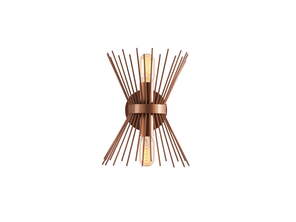 Aplique de pared de metal «GMN-000010» - 23 x 16 cm - Cobre