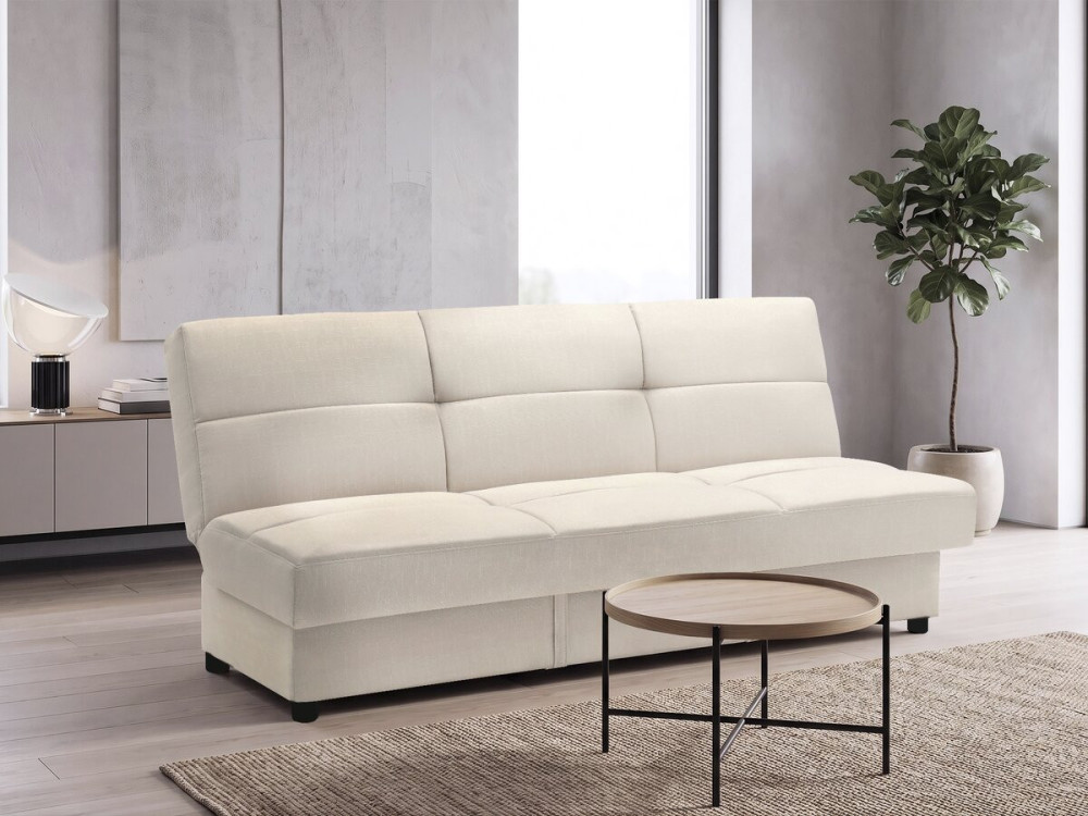 Sofá Clic-Clac "Enzo" - 186 x 80 x 87 cm - 3 plazas - Beige