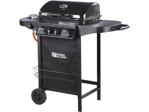 Babarcoa a gas "Party 3" - 3 quemadores (1 lateral) -  5,8kW - Negro