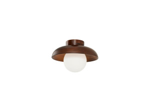 Lámpara de techo de madera «Hand-T» - Nogal / Blanco