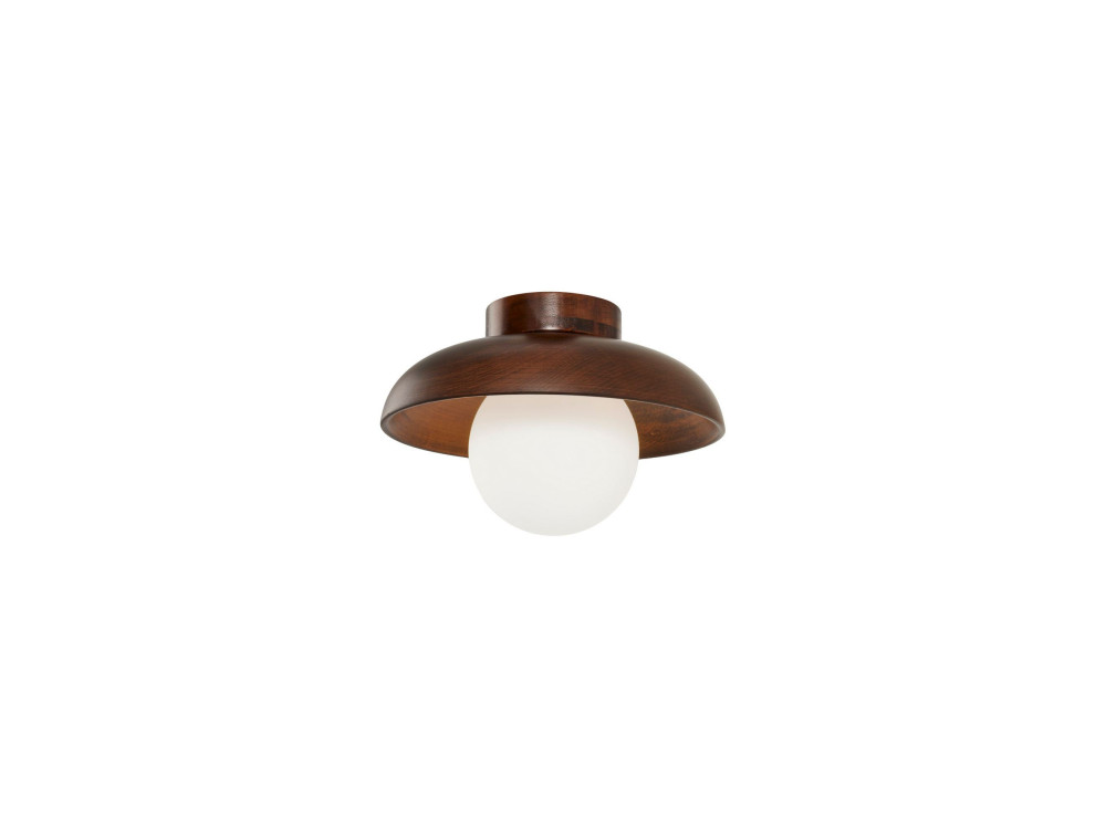 Lámpara de techo de madera «Hand-T» - Nogal / Blanco