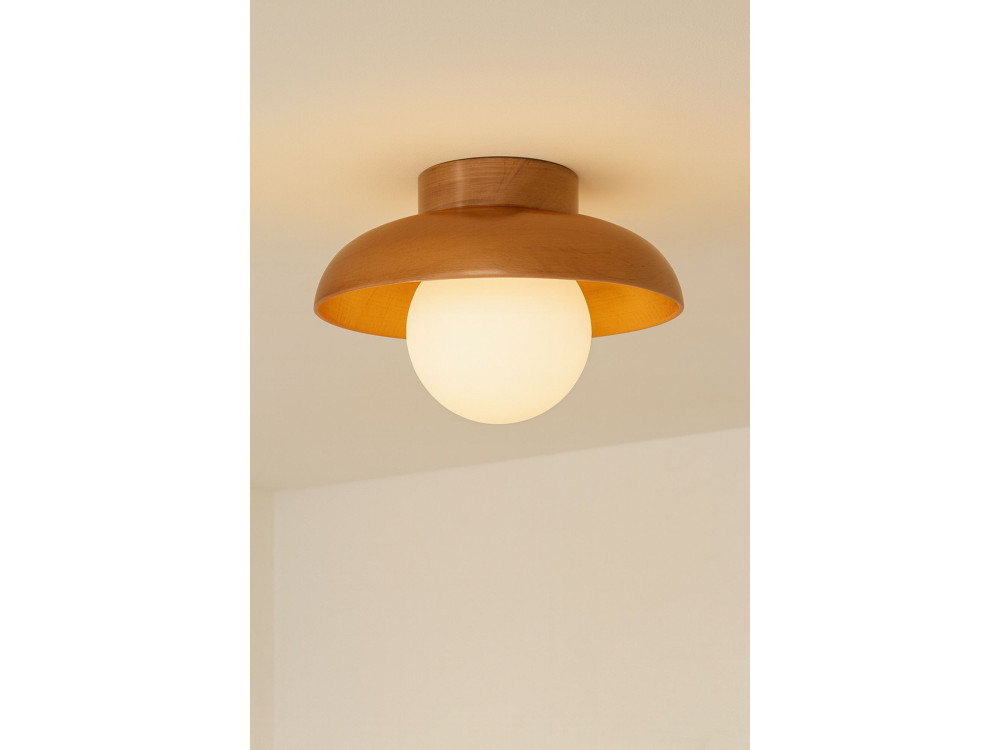 Lámpara de techo de madera «Hant-T» - Roble / Blanco