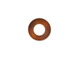 Aplique de pared de madera «Hand-S» - Nogal / Blanco