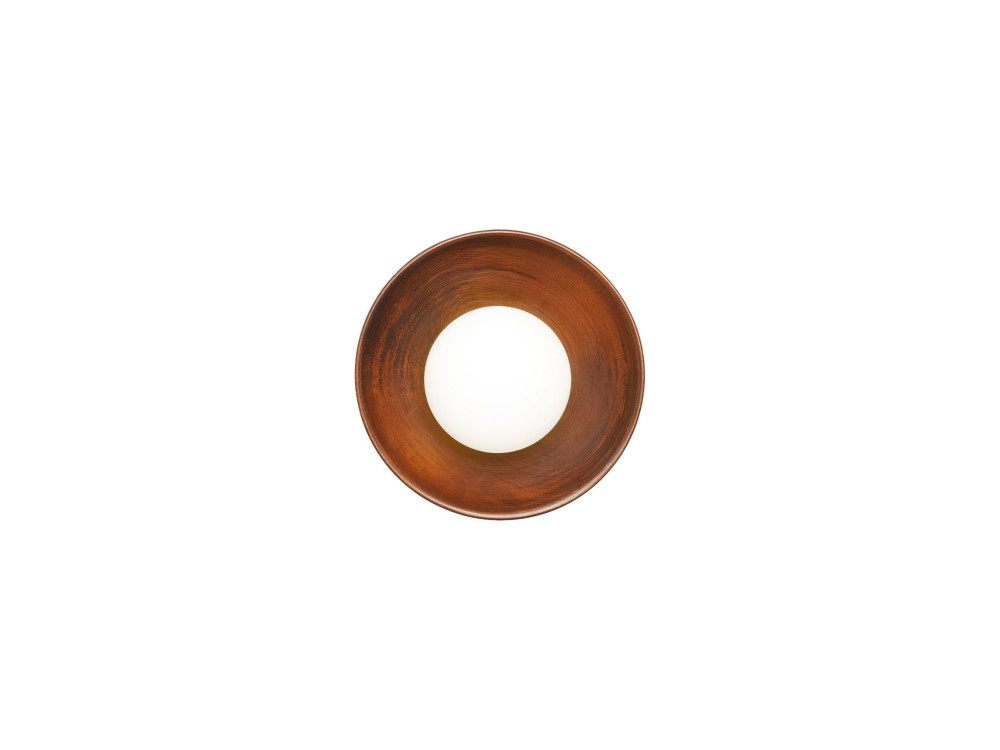 Aplique de pared de madera «Hand-S» - Nogal / Blanco