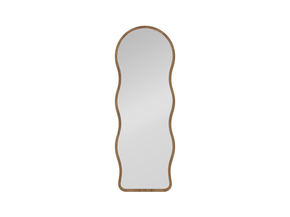 Espejo de pie de madera «Asial» - 50 x 160 x 2,2 cm - Roble Saphir