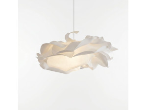 Lámpara colgante de plástico «MOD0009» - 58 x 58 cm - Blanca
