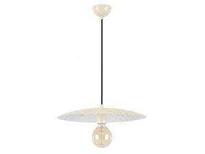 Lámpara colgante de metal «Soleil» - 39 x 39 cm - Beige