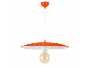 Lámpara colgante de metal «Soleil» - 39 x 39 cm - Naranja