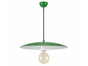 Lámpara colgante de metal «Soleil» - 39 x 39 cm - Verde claro