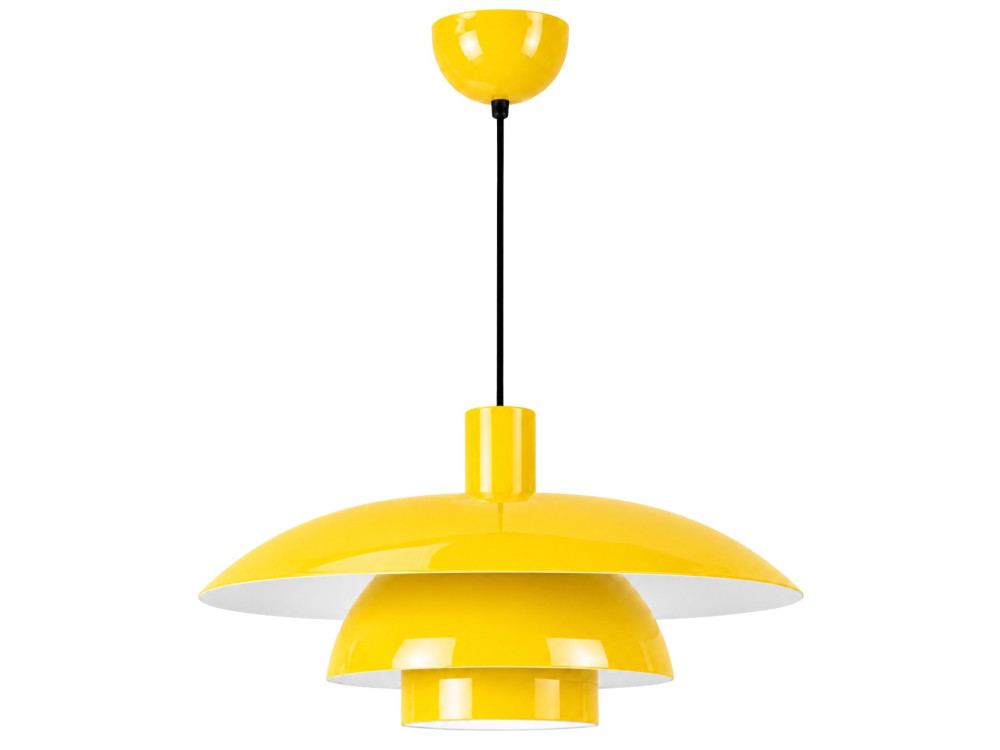Lámpara colgante de metal «Layer» - 45 x 45 cm - Amarillo